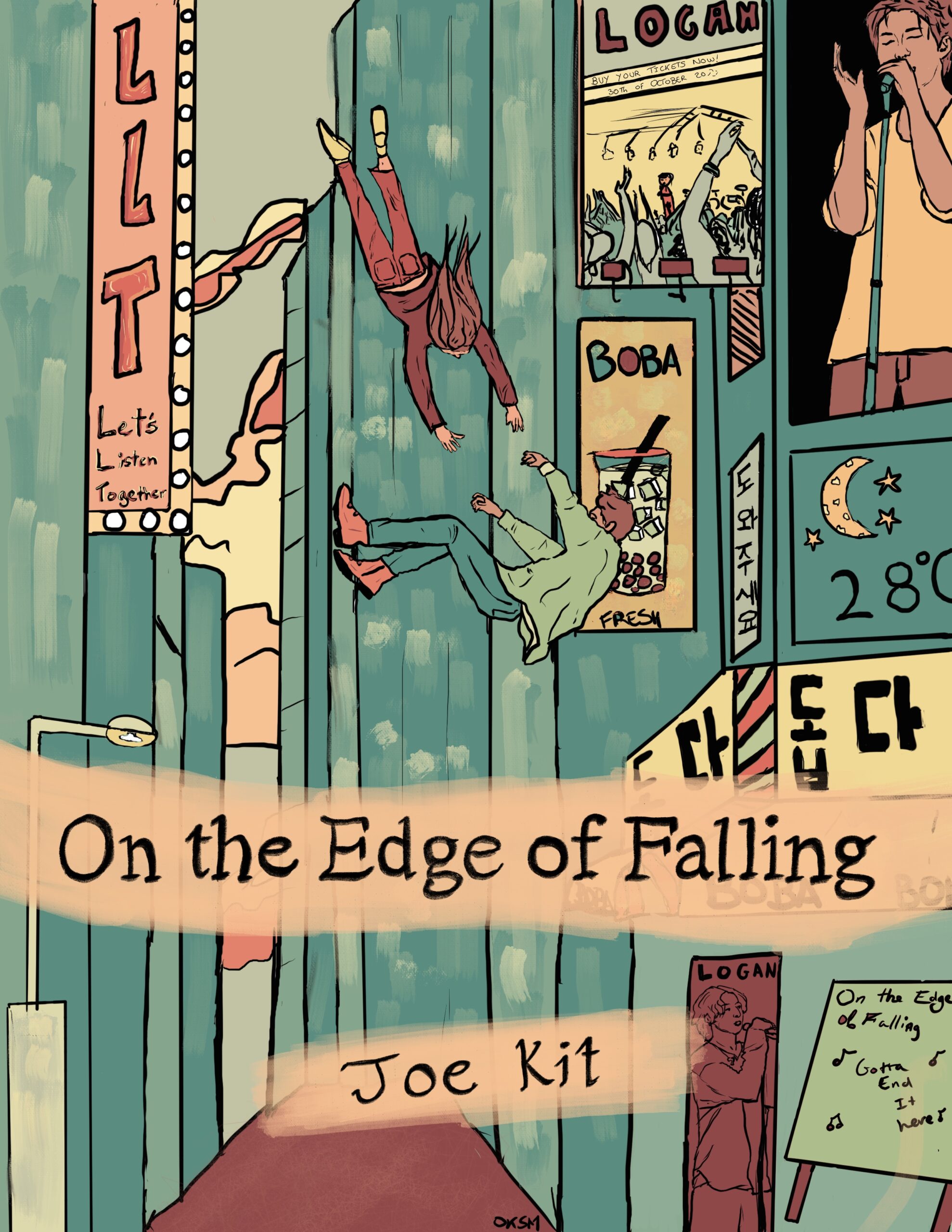 On the Edge of Falling Cover - liv breaks the kitchen